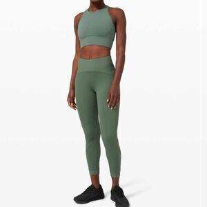 Lululemon Train Free High-Rise Crop 23" Algae Green 10